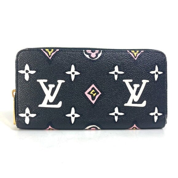 LOUIS VUITTON wild at Heart Zippy Wallet Monogram Animal Long Wallet - Picture 1 of 15